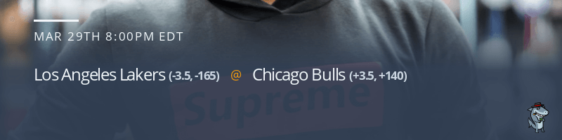 Los Angeles Lakers vs. Chicago Bulls - March 29, 2023