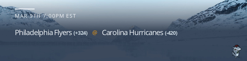 Philadelphia Flyers vs. Carolina Hurricanes - March 9, 2023