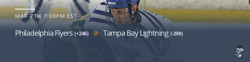 Philadelphia Flyers vs. Tampa Bay Lightning - March 7, 2023