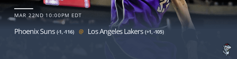 Phoenix Suns vs. Los Angeles Lakers - March 22, 2023