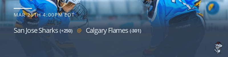 San Jose Sharks vs. Calgary Flames - March 25, 2023