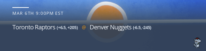 Toronto Raptors vs. Denver Nuggets - March 6, 2023