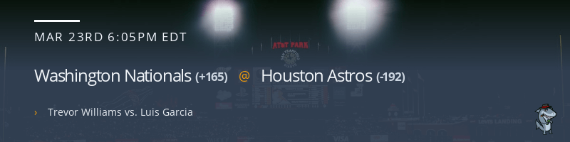 Washington Nationals @ Houston Astros - March 23, 2023