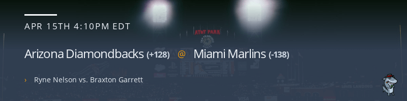 Arizona Diamondbacks @ Miami Marlins - April 15, 2023