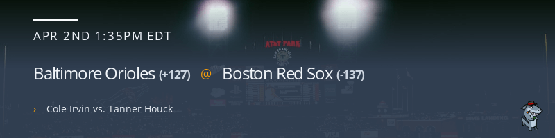 Baltimore Orioles @ Boston Red Sox - April 2, 2023