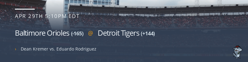 Baltimore Orioles @ Detroit Tigers - April 29, 2023