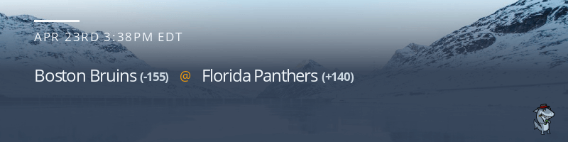 Boston Bruins vs. Florida Panthers - April 23, 2023