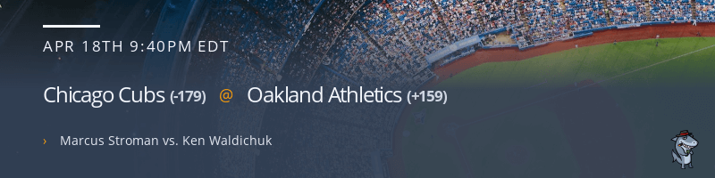 Chicago Cubs @ Oakland Athletics - April 18, 2023