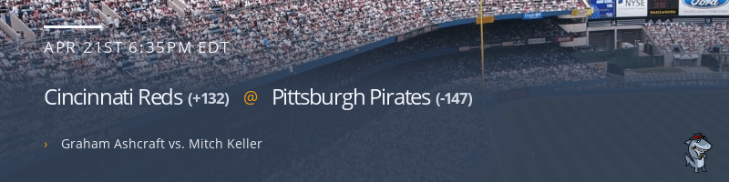 Cincinnati Reds @ Pittsburgh Pirates - April 21, 2023