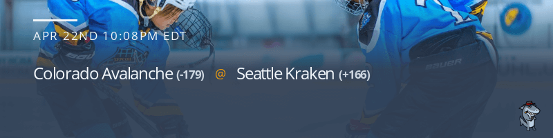 Colorado Avalanche vs. Seattle Kraken - April 22, 2023