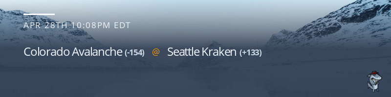 Colorado Avalanche vs. Seattle Kraken - April 28, 2023
