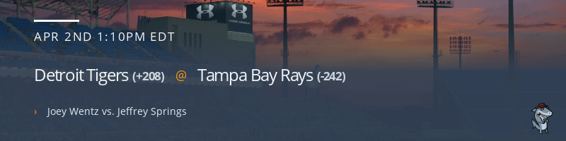 Detroit Tigers @ Tampa Bay Rays - April 2, 2023