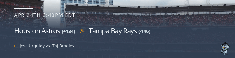 Houston Astros @ Tampa Bay Rays - April 24, 2023