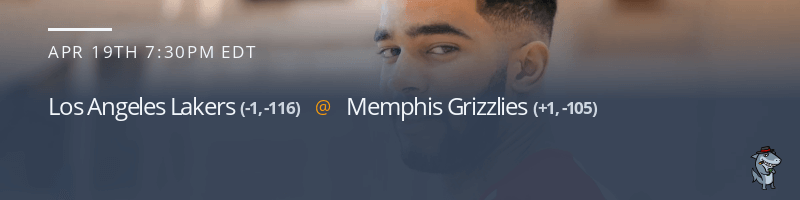 Los Angeles Lakers vs. Memphis Grizzlies - April 19, 2023