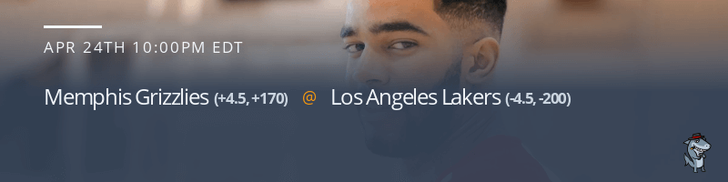 Memphis Grizzlies vs. Los Angeles Lakers - April 24, 2023