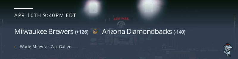 Milwaukee Brewers @ Arizona Diamondbacks - April 10, 2023