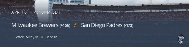 Milwaukee Brewers @ San Diego Padres - April 16, 2023