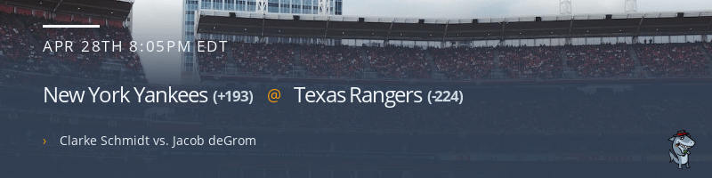 New York Yankees @ Texas Rangers - April 28, 2023