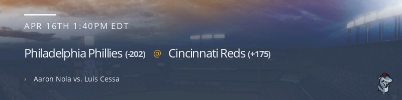 Philadelphia Phillies @ Cincinnati Reds - April 16, 2023