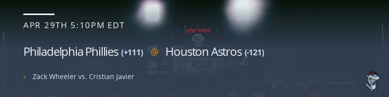 Philadelphia Phillies @ Houston Astros - April 29, 2023