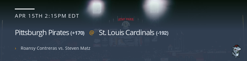 Pittsburgh Pirates @ St. Louis Cardinals - April 15, 2023