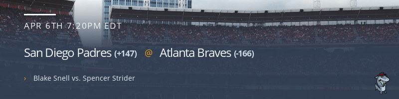 San Diego Padres @ Atlanta Braves - April 6, 2023