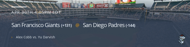 San Francisco Giants @ San Diego Padres - April 30, 2023