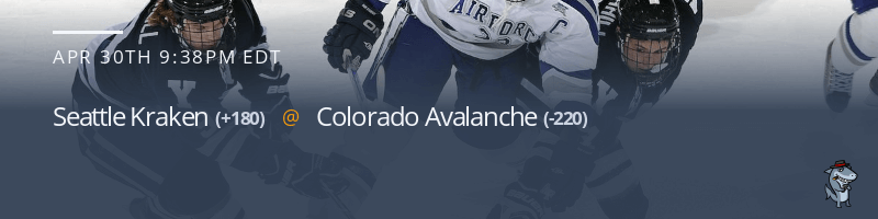 Seattle Kraken vs. Colorado Avalanche - April 30, 2023