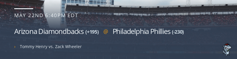 Arizona Diamondbacks @ Philadelphia Phillies - May 22, 2023