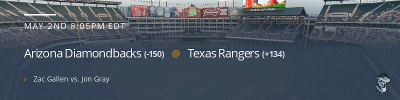 Arizona Diamondbacks @ Texas Rangers - May 2, 2023