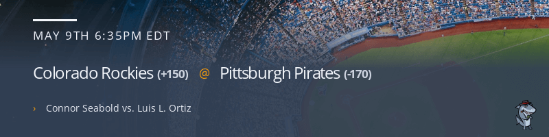 Colorado Rockies @ Pittsburgh Pirates - May 9, 2023