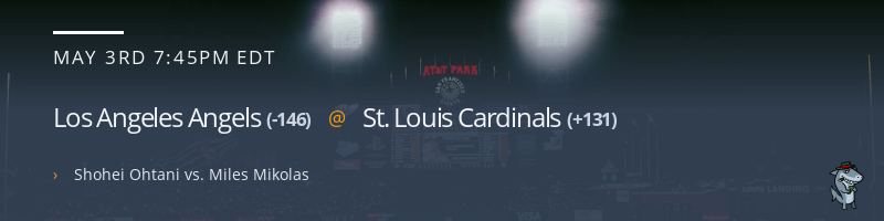 Los Angeles Angels @ St. Louis Cardinals - May 3, 2023