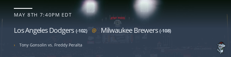 Los Angeles Dodgers @ Milwaukee Brewers - May 8, 2023