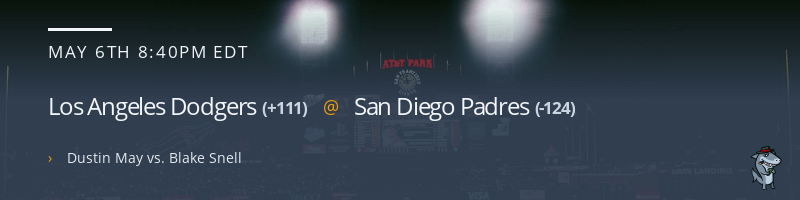 Los Angeles Dodgers @ San Diego Padres - May 6, 2023