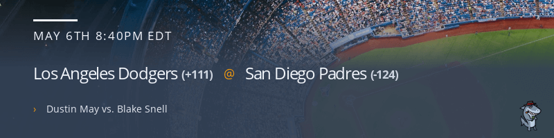 Los Angeles Dodgers @ San Diego Padres - May 6, 2023