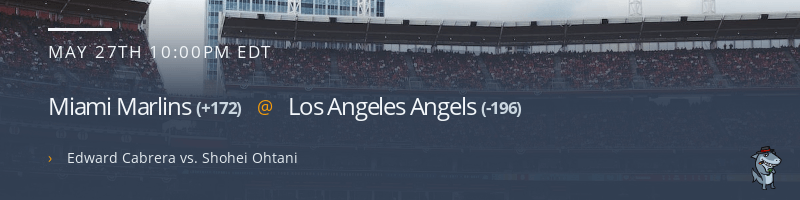 Miami Marlins @ Los Angeles Angels - May 27, 2023