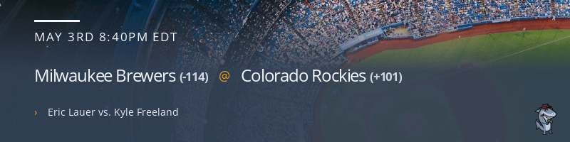 Milwaukee Brewers @ Colorado Rockies - May 3, 2023