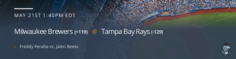 Milwaukee Brewers @ Tampa Bay Rays - May 21, 2023