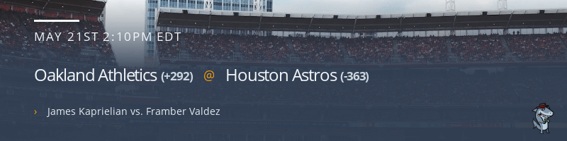 Oakland Athletics @ Houston Astros - May 21, 2023