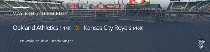 Oakland Athletics @ Kansas City Royals - May 6, 2023