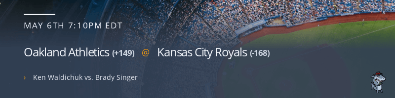 Oakland Athletics @ Kansas City Royals - May 6, 2023