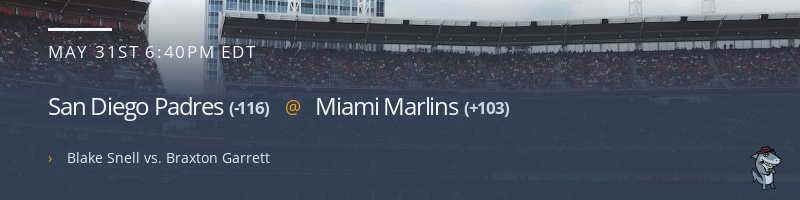 San Diego Padres @ Miami Marlins - May 31, 2023