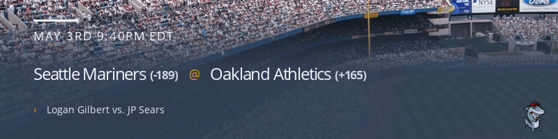 Seattle Mariners @ Oakland Athletics - May 3, 2023