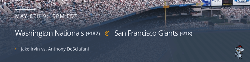 Washington Nationals @ San Francisco Giants - May 8, 2023