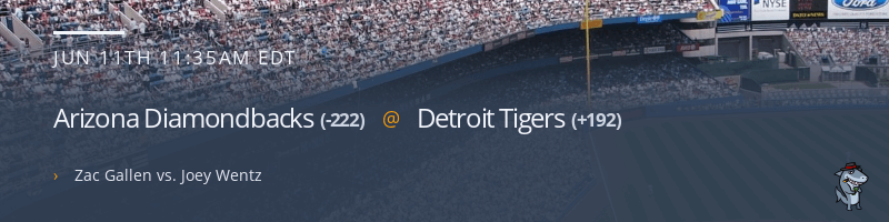 Arizona Diamondbacks @ Detroit Tigers - June 11, 2023