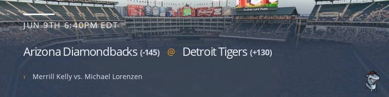 Arizona Diamondbacks @ Detroit Tigers - June 9, 2023