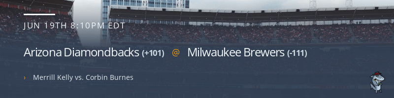 Arizona Diamondbacks @ Milwaukee Brewers - June 19, 2023