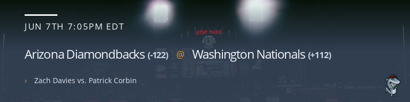 Arizona Diamondbacks @ Washington Nationals - June 7, 2023