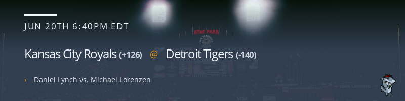 Kansas City Royals @ Detroit Tigers - June 20, 2023