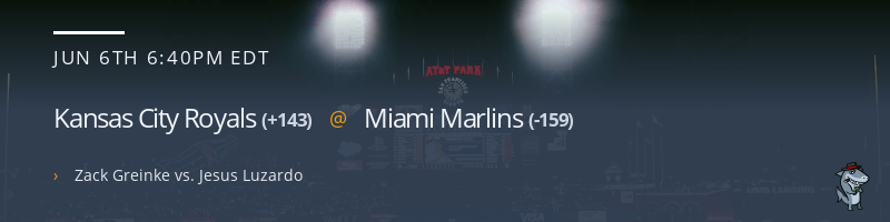 Kansas City Royals @ Miami Marlins - June 6, 2023